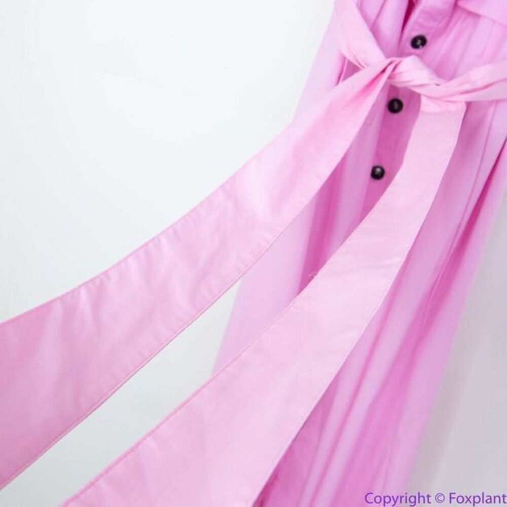 NEW Eloquii‎ pink Puff Sleeve Dress with Pocket Detail, 20 - Picture 15 of 16